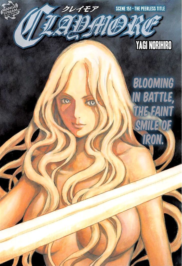 Claymore - Vol.24 Chapter 151 : The Peerless Title