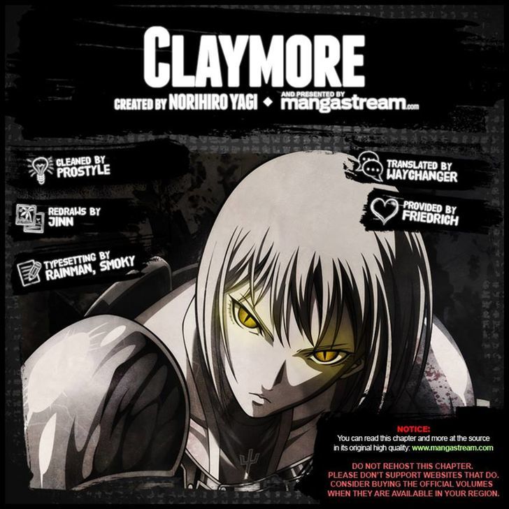 Claymore - Vol.24 Chapter 151 : The Peerless Title