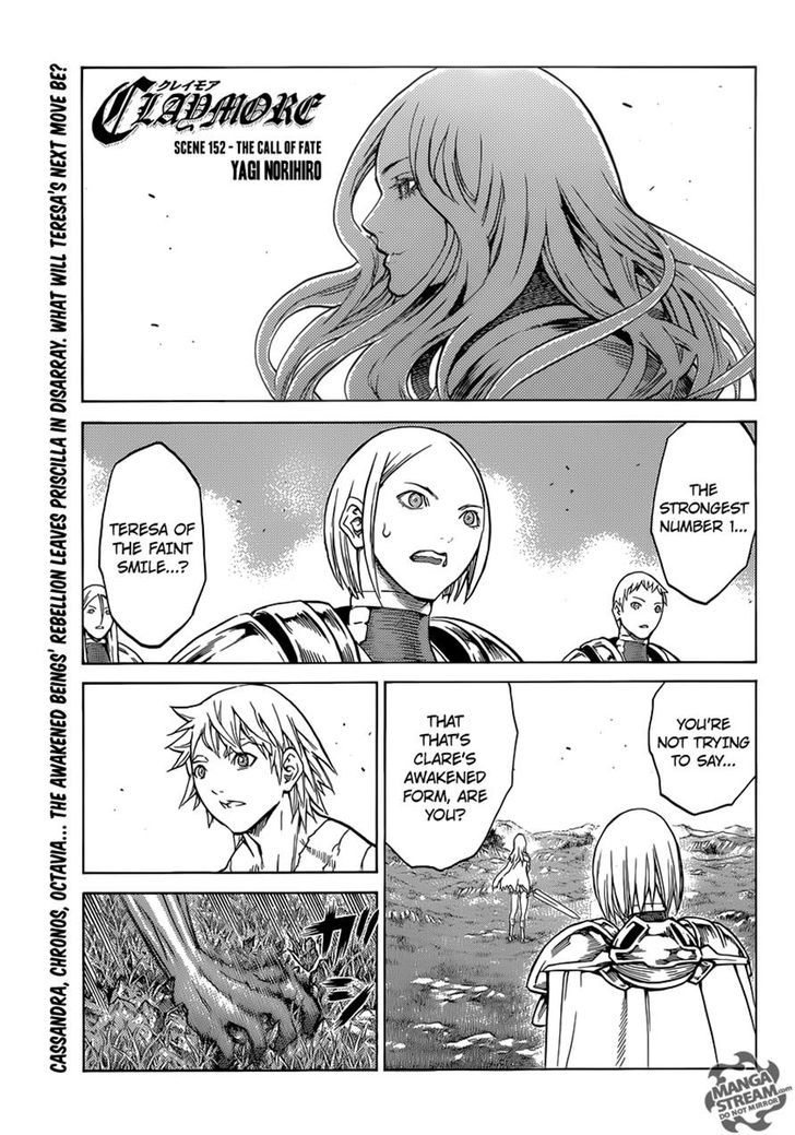 Claymore - Vol.24 Chapter 152 : The Call Of Fate