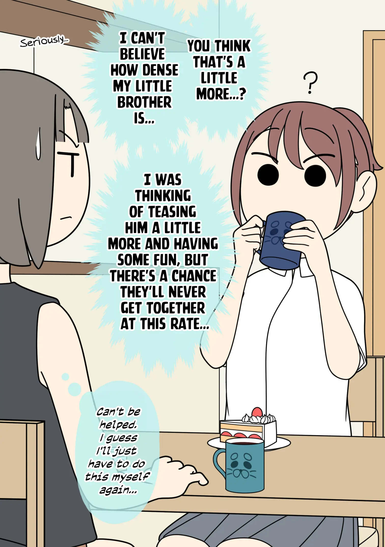 Male And Female Friends - Chapter 39: A Girl Who Is Chatting With The Sister Of The Male Friend She Is Interested In.