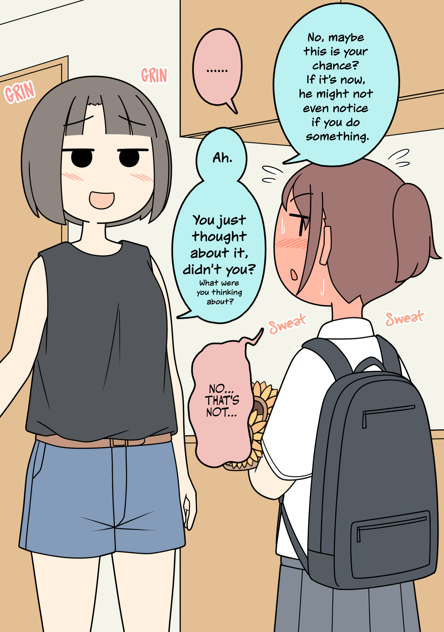 Male And Female Friends - Chapter 38: A Girl Who Is Going To Have Tea With The Older Sister Of The Male Friend She Is Interested In.