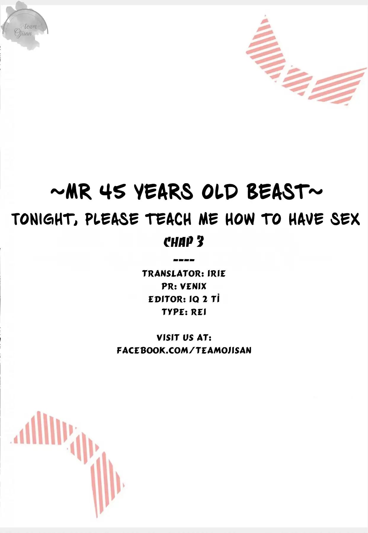 Mr 45 Years Old Beast - Vol.1 Chapter 3