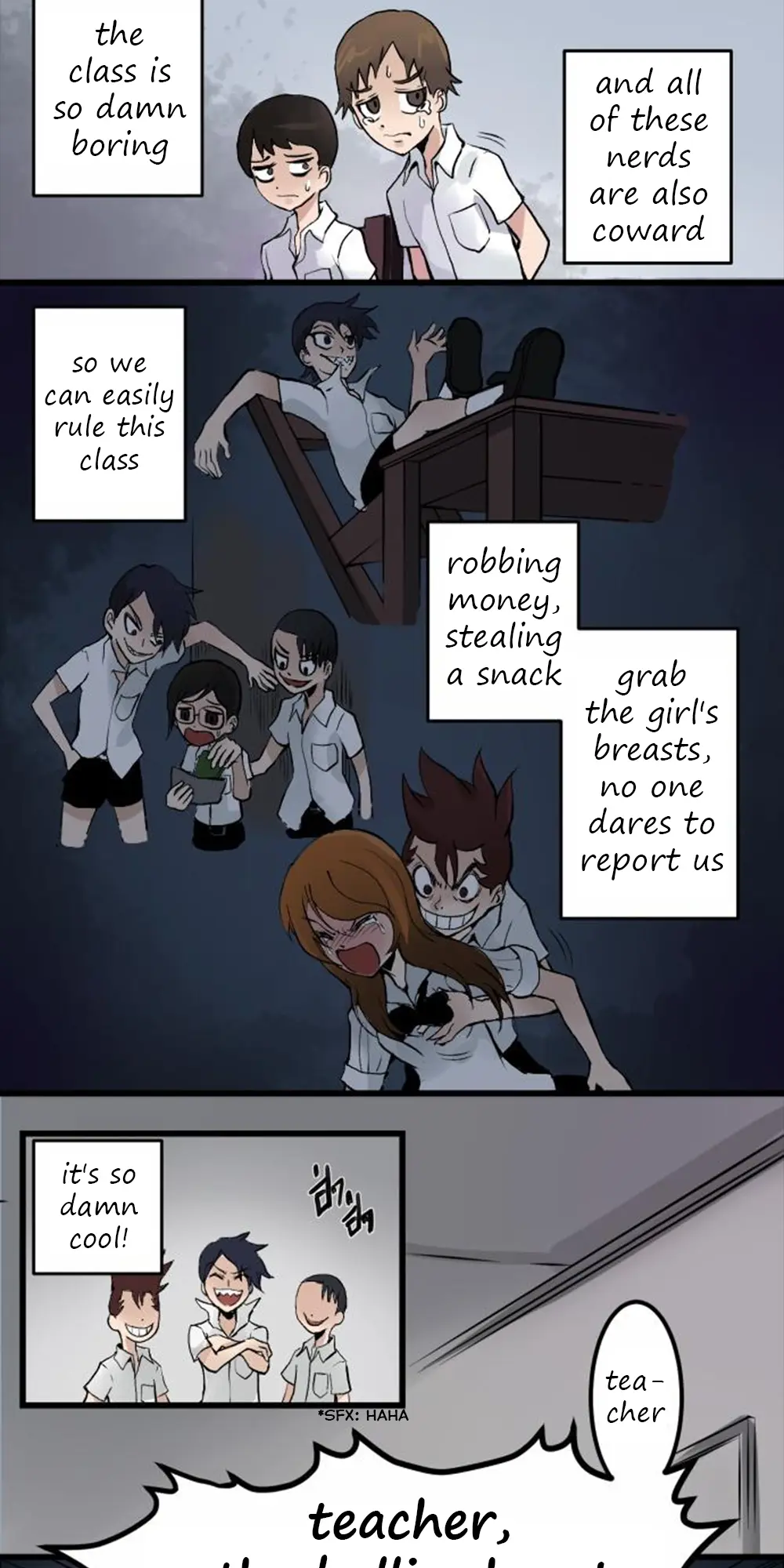 Maze: The After School Horror Story (Web Comic) - Chapter 2: Golden Pothos (First Half)