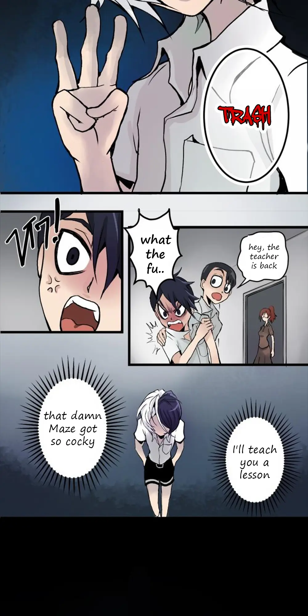 Maze: The After School Horror Story (Web Comic) - Chapter 2: Golden Pothos (First Half)