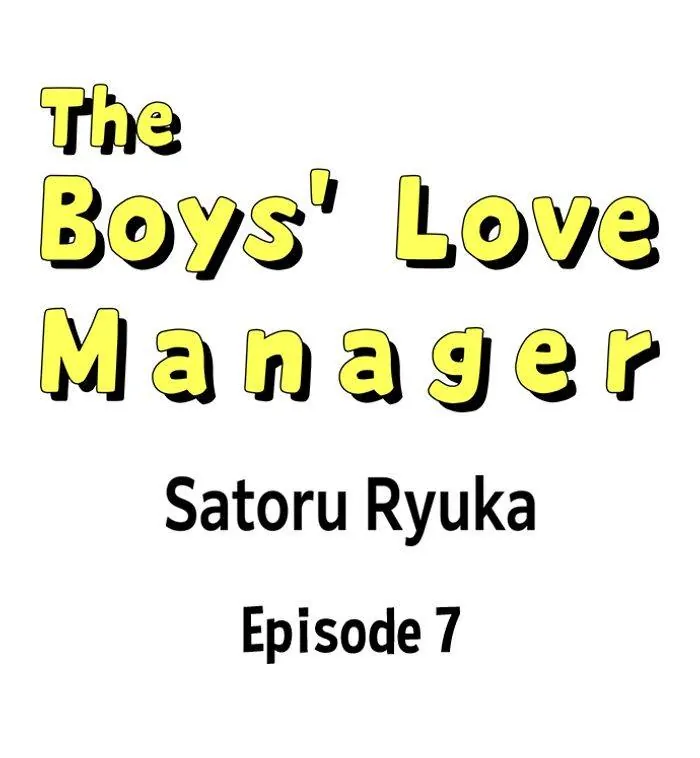 The Boys' Love Manager - Chapter 7