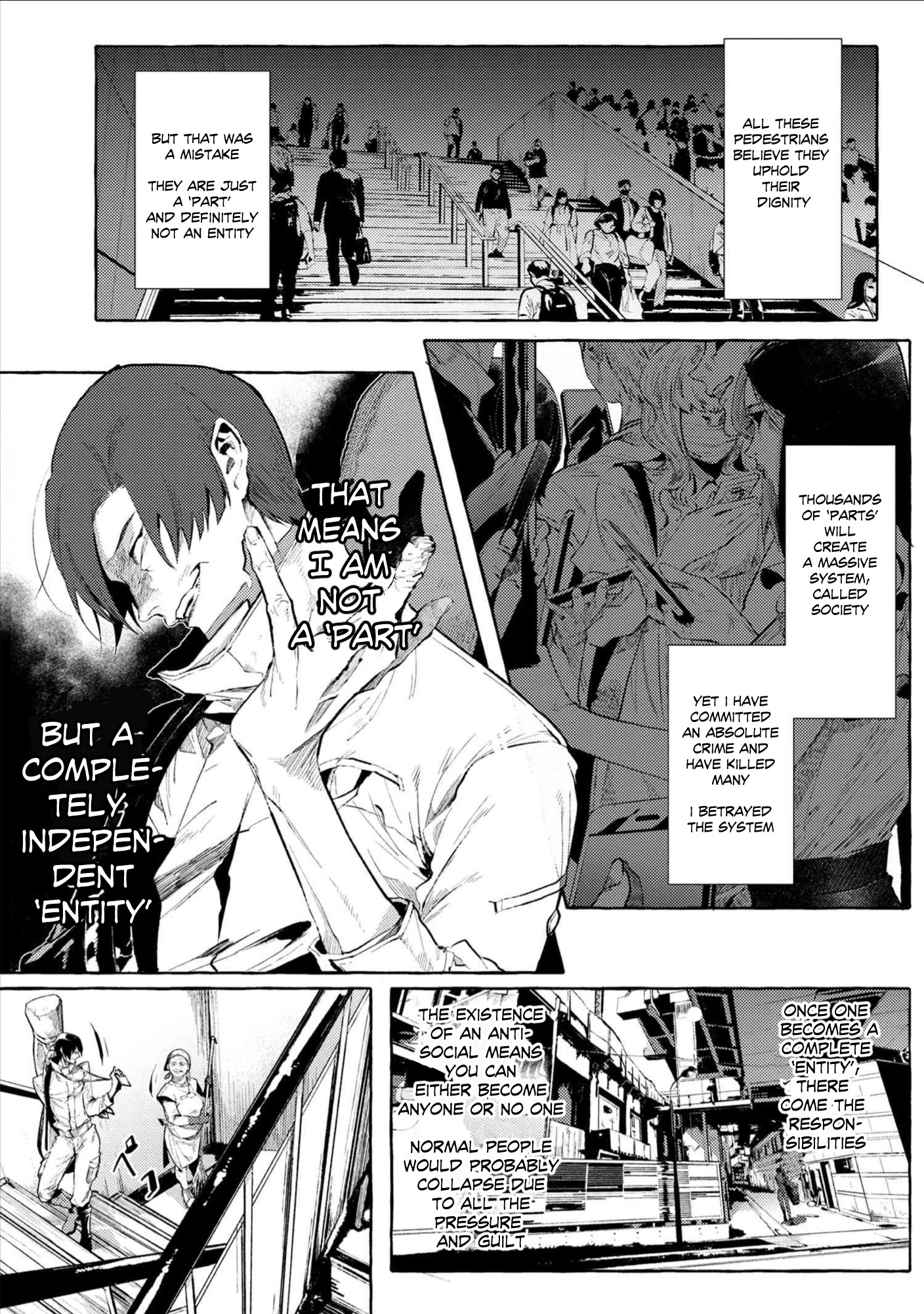 Bungou Stray Dogs Gaiden: Ayatsuji Yukito Vs. Kyougoku Natsuhiko - Chapter 7.2: Act 4: Justice Department/Morning/Sunny ⑥