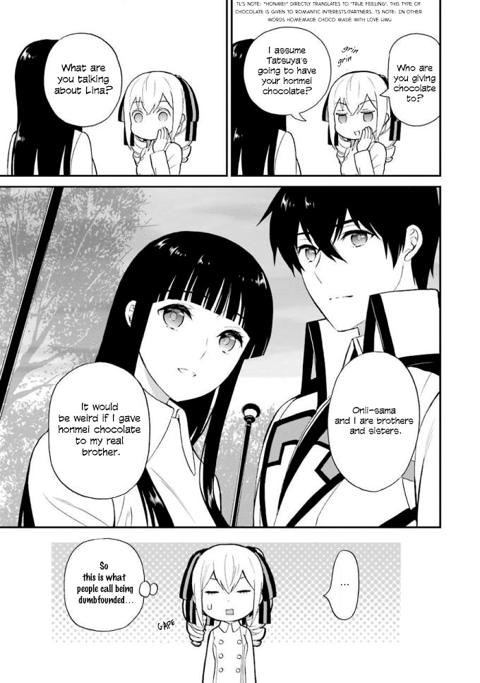 Mahouka Koukou No Rettousei - Raihousha Hen - Vol.4 Chapter 18: St. Valentines Day