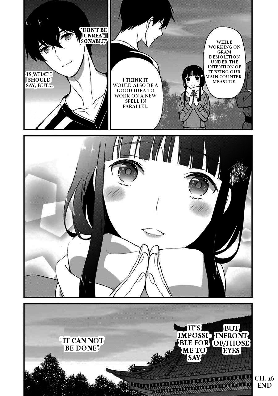 Mahouka Koukou No Rettousei - Raihousha Hen - Vol.3 Chapter 16: Resolute Farewell