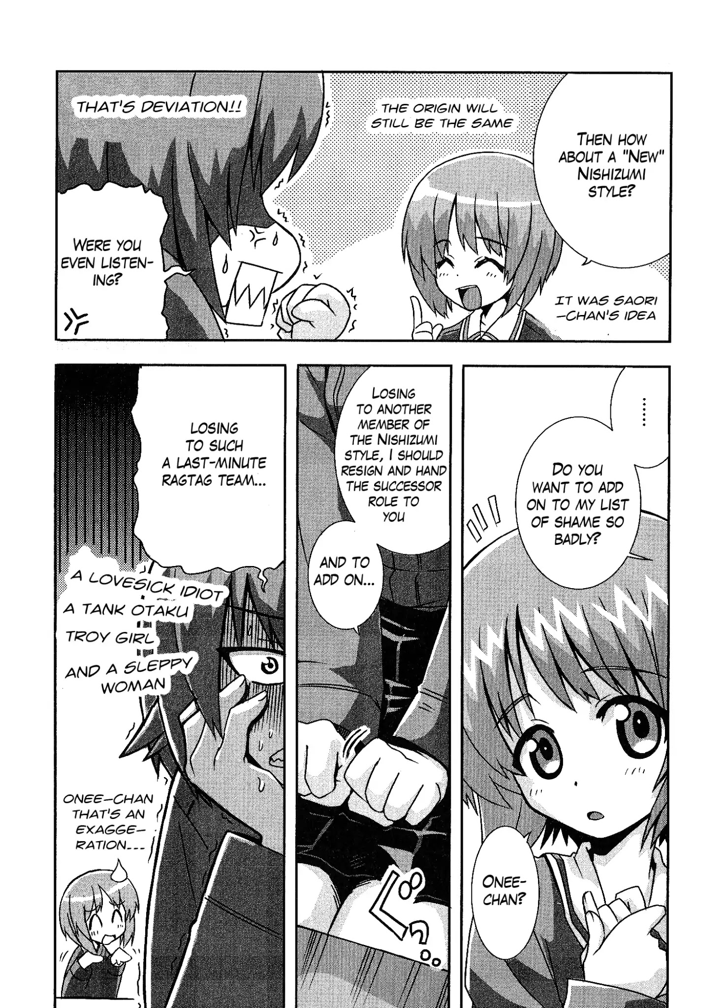 Girls & Panzer - Comic Anthology - Vol.1 Chapter 4: Elder Sister Are Always At Disadvantage [By Makino Yasuhiro]