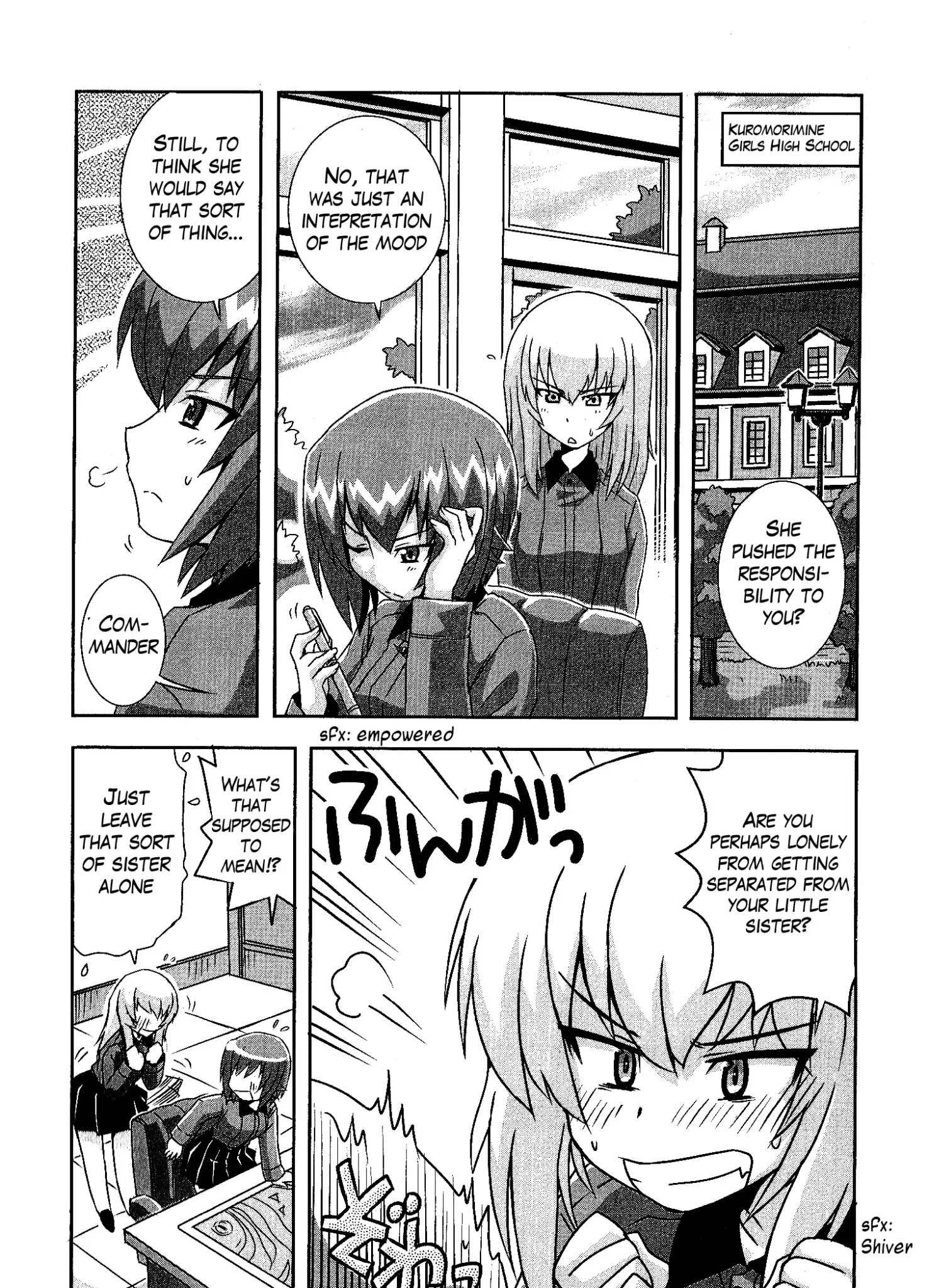 Girls & Panzer - Comic Anthology - Vol.1 Chapter 4: Elder Sister Are Always At Disadvantage [By Makino Yasuhiro]