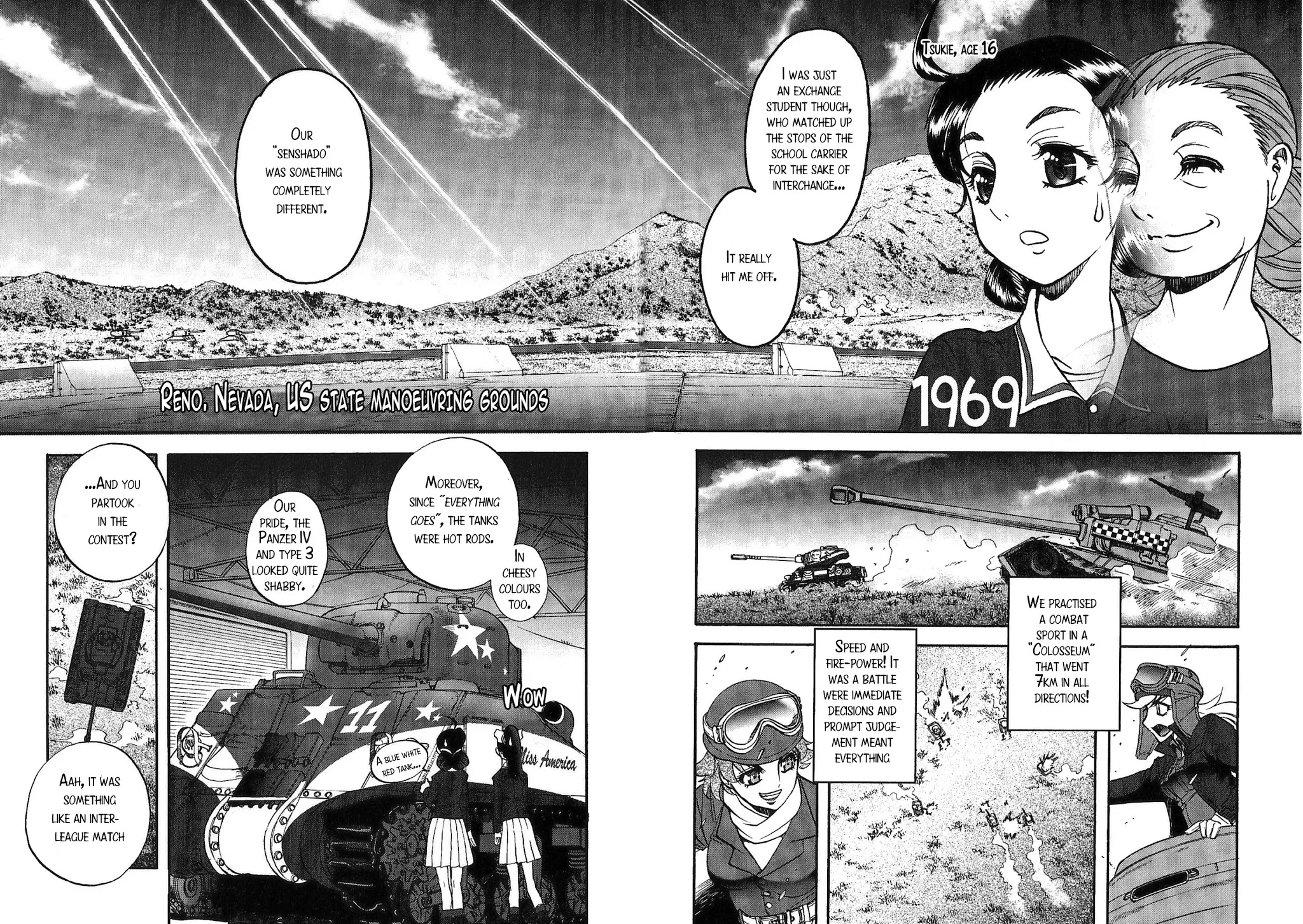 Girls & Panzer - Comic Anthology - Vol.1 Chapter 13: +14: Girls Und Panzer – 1966 – "Full Charge! Pivot Turn!"