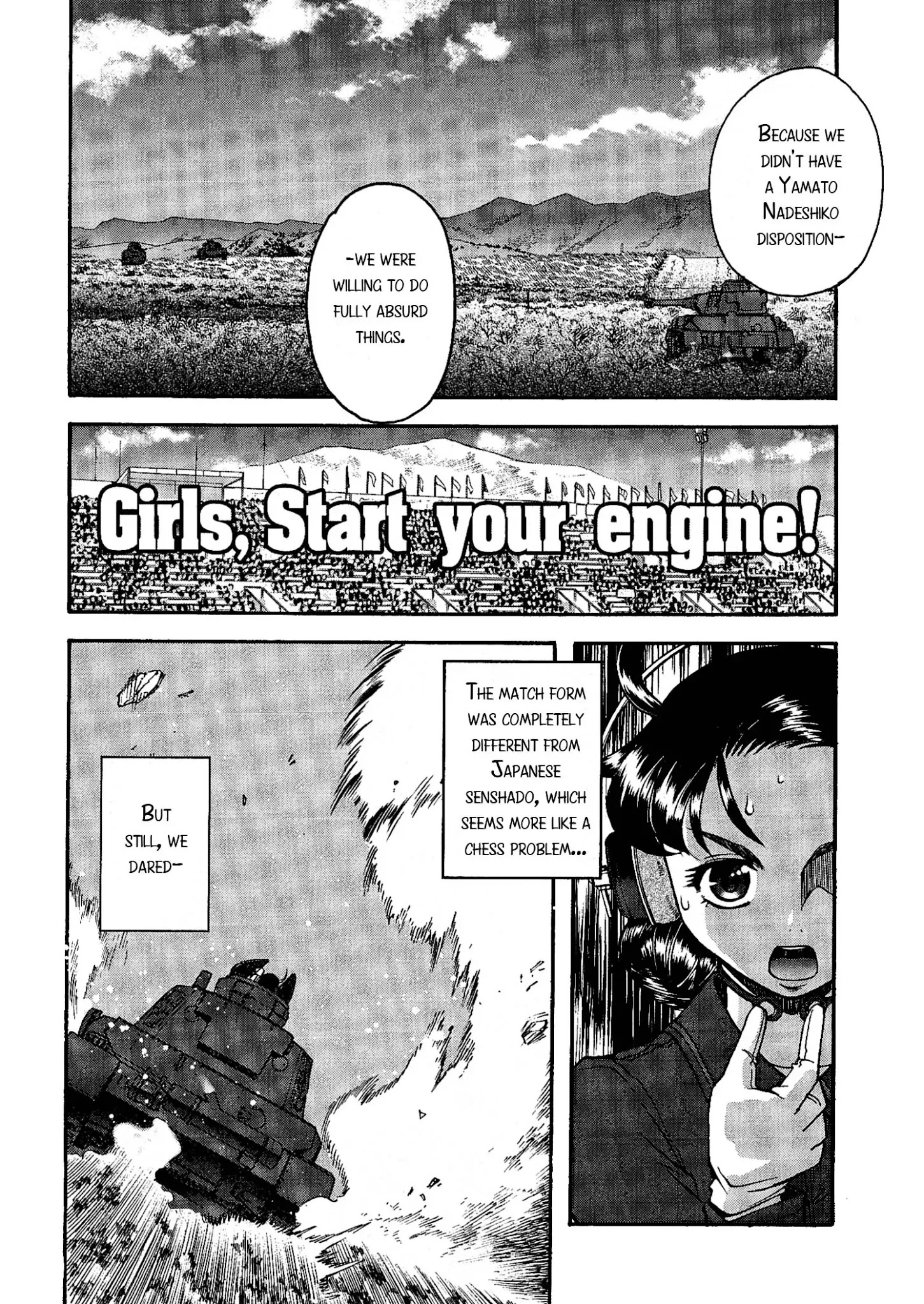 Girls & Panzer - Comic Anthology - Vol.1 Chapter 13: +14: Girls Und Panzer – 1966 – "Full Charge! Pivot Turn!"