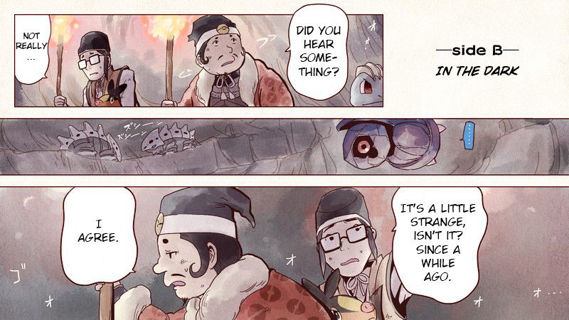 Pokemon Conquest: Ransei's Colour Picture Scroll - Chapter 3 : The Yellow Scroll: Hanbei & Kanbei