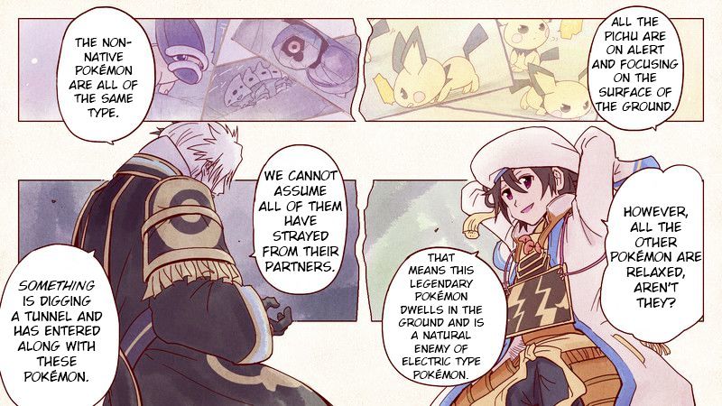 Pokemon Conquest: Ransei's Colour Picture Scroll - Chapter 3 : The Yellow Scroll: Hanbei & Kanbei