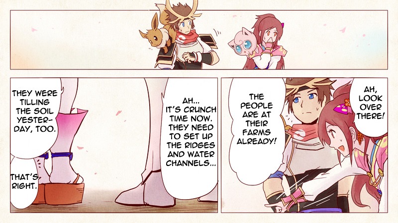 Pokemon Conquest: Ransei's Colour Picture Scroll - Chapter 1 : The White Scroll: Oichi S Worries