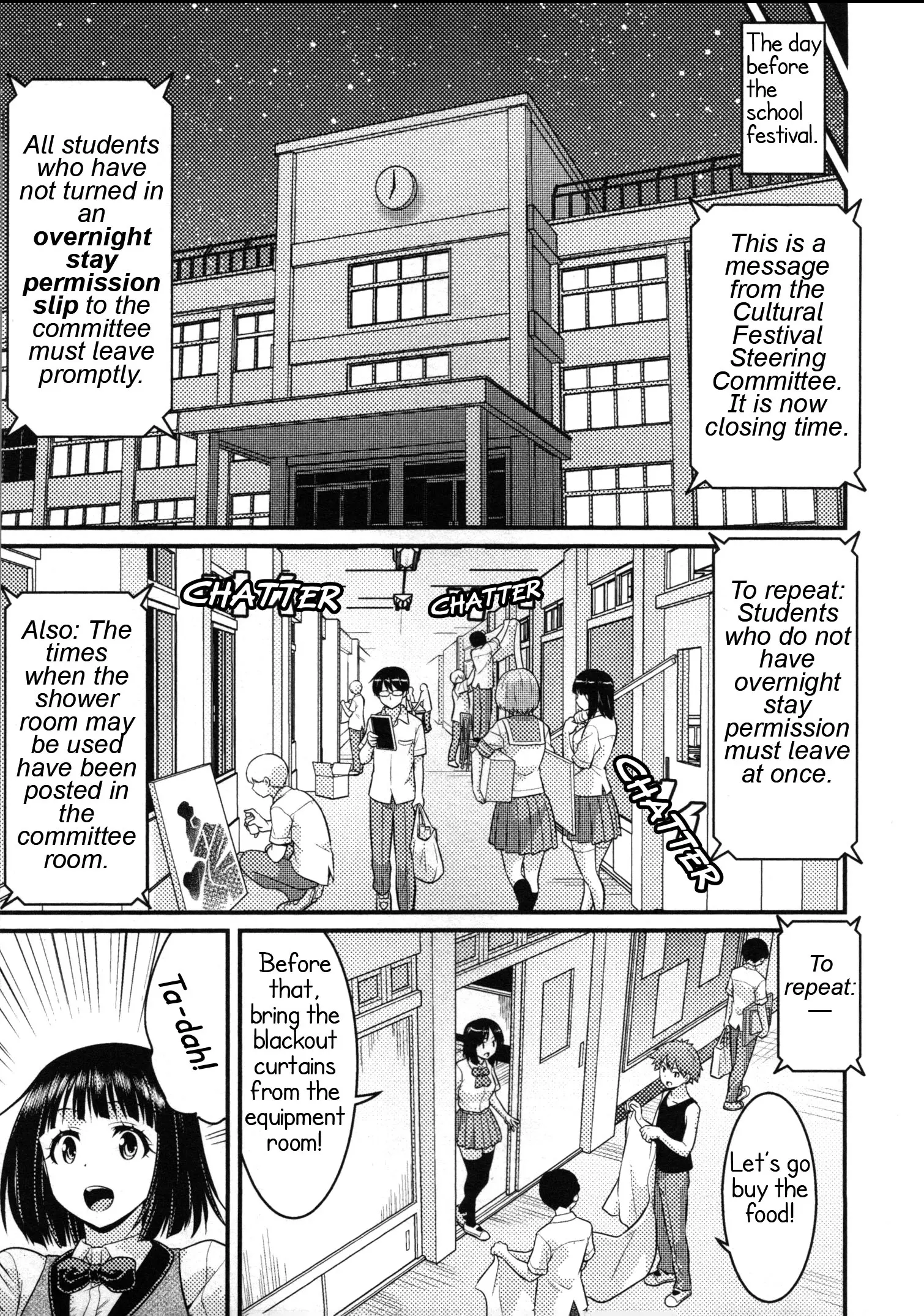 Daily Life In Ts School - Vol.5 Chapter 18: Anticipating The Festival