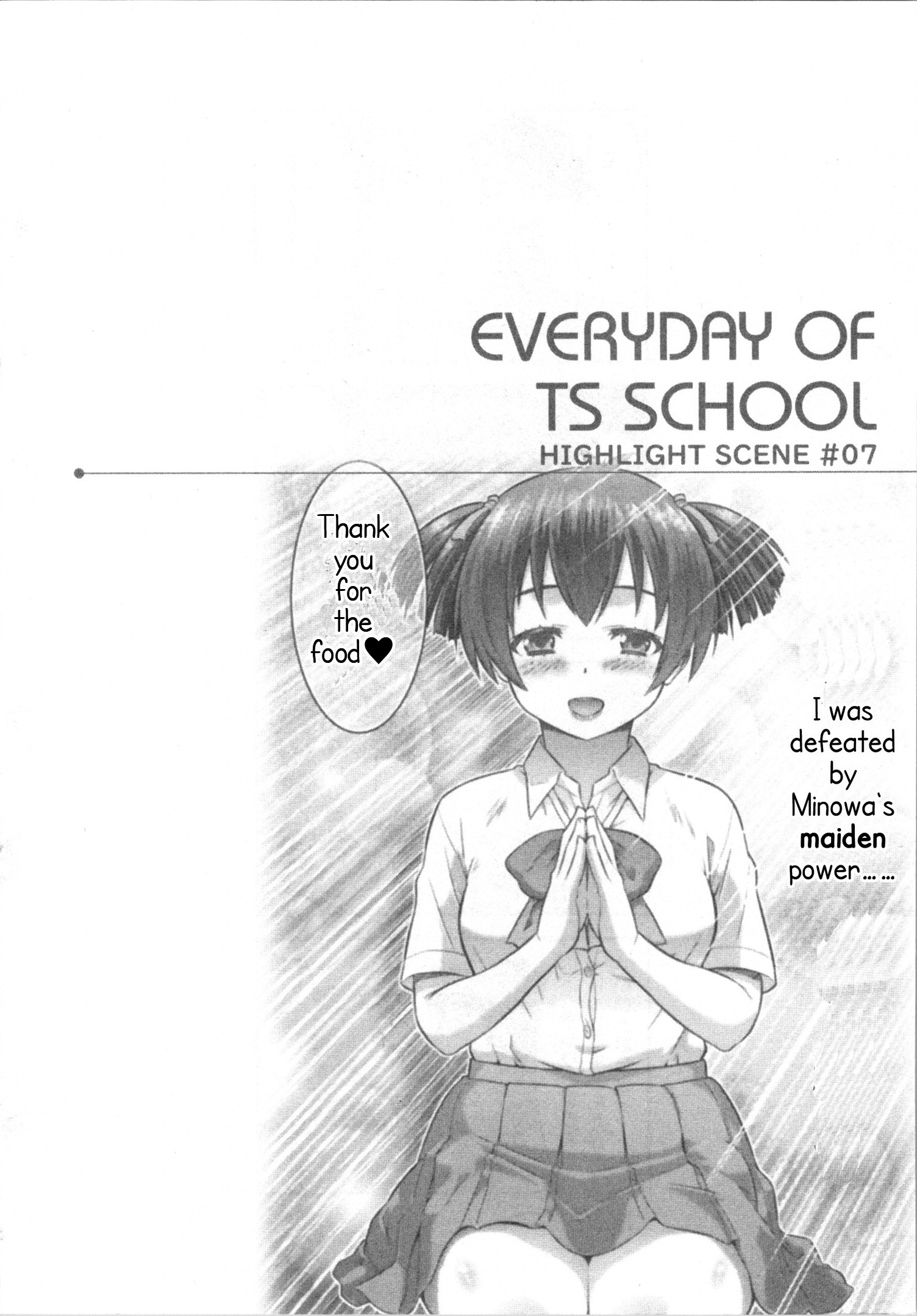 Daily Life In Ts School - Vol.2 Chapter 7: The Way To A Maiden's Heart Is Through Her Stomach