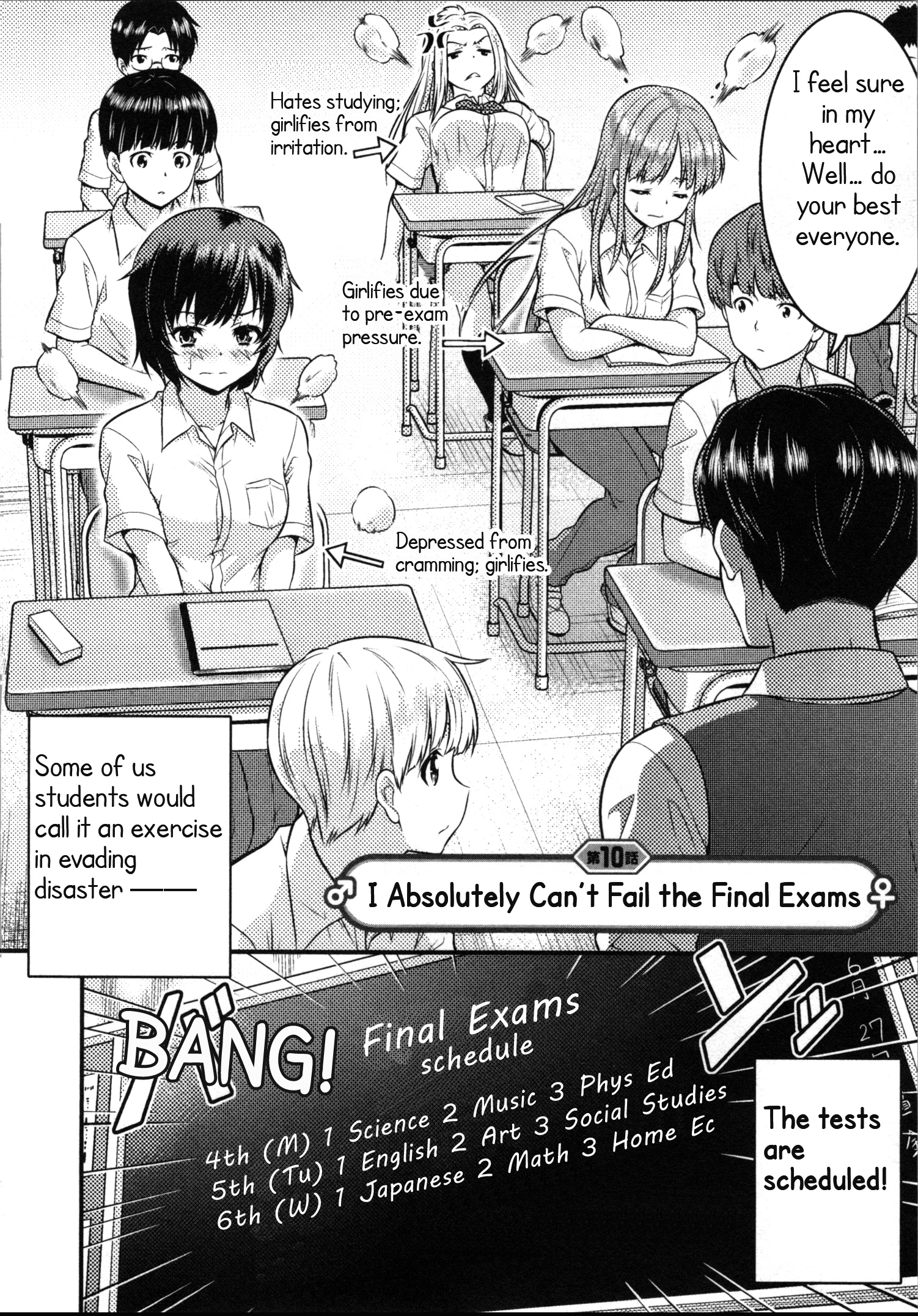 Daily Life In Ts School - Vol.3 Chapter 10: I Absolutely Can’t Fail The Final Exams