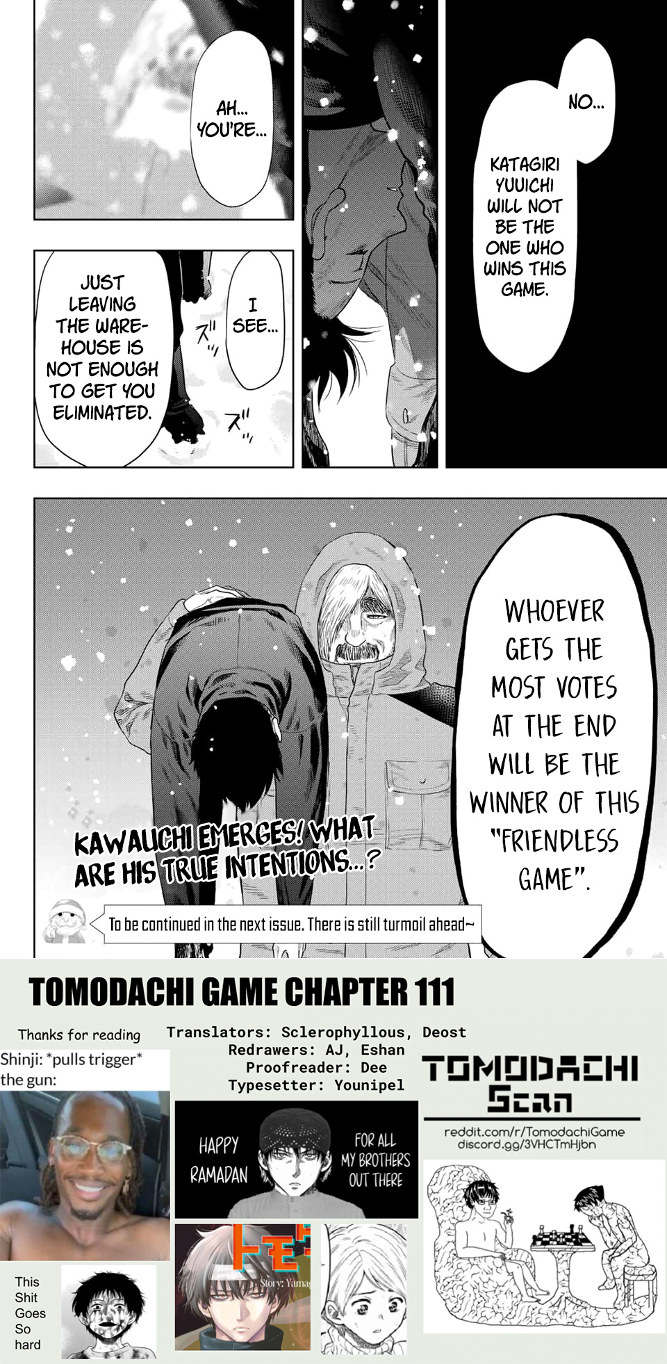 Tomodachi Game - Chapter 111: Clash Between Brothers.