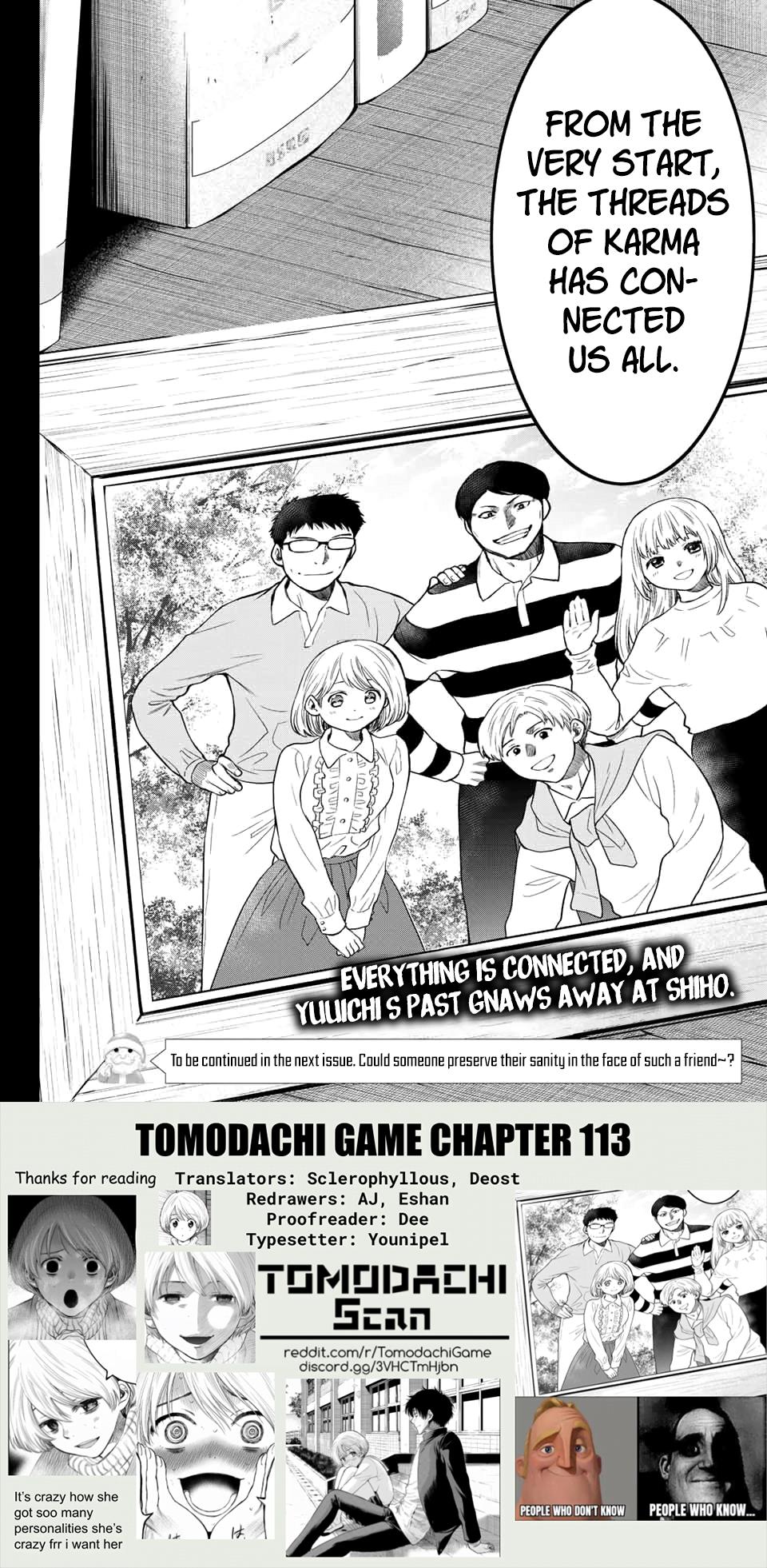 Tomodachi Game - Chapter 113: Threads Of Karma