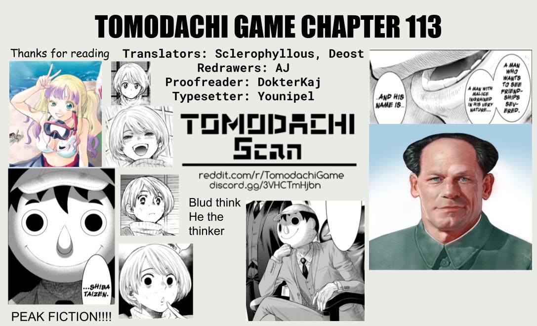 Tomodachi Game - Chapter 115: The Final Task