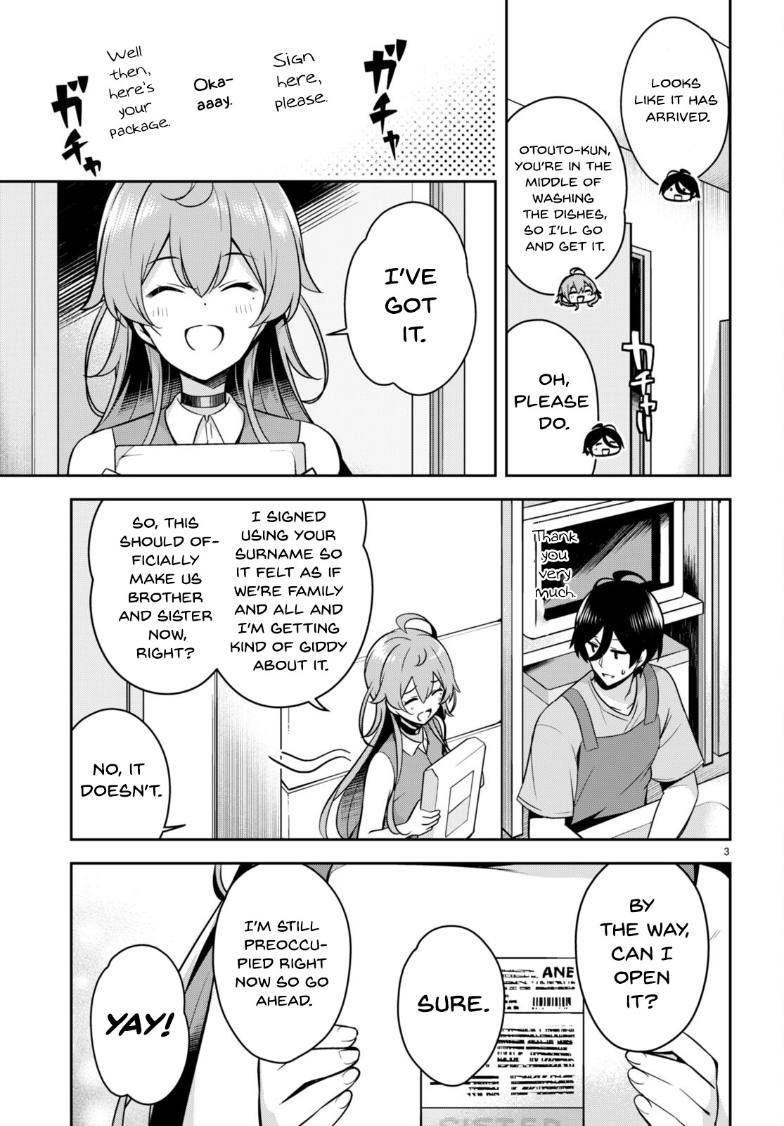 I Suddenly Have An "Older" Sister! - Vol.2 Chapter 12: Suddenly I Got Delivered