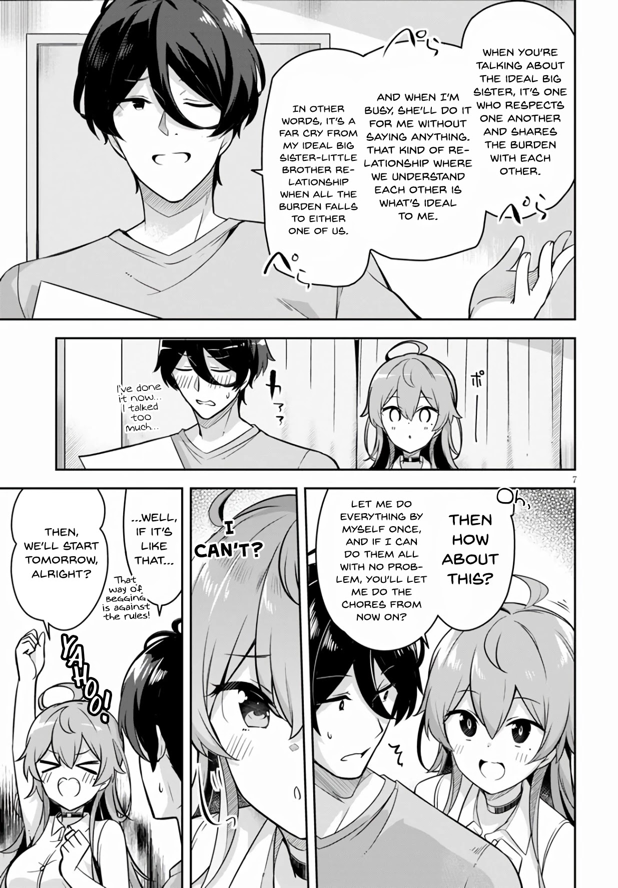 I Suddenly Have An "Older" Sister! - Chapter 2: Suddenly We Started Living Together