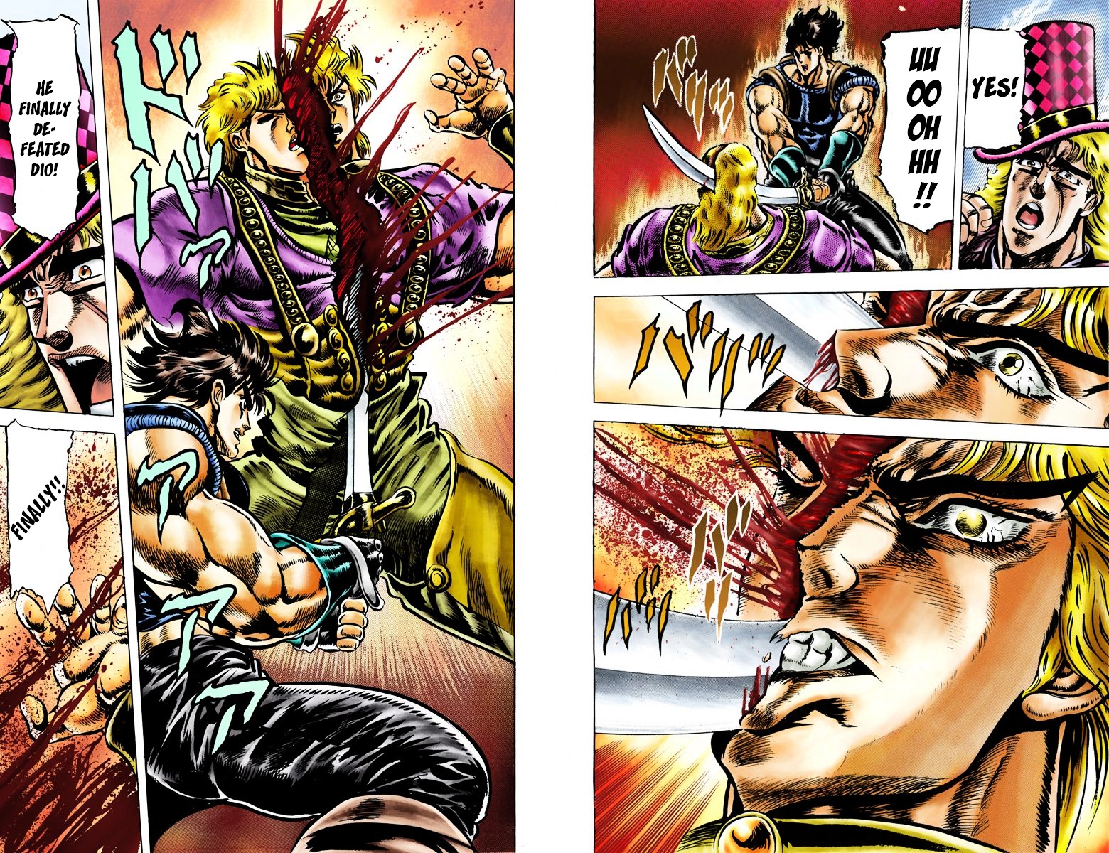 Phantom Blood - Vol.5 Chapter 39 V2 : Blood Battle! Jojo Vs. Dio (Official Color Scans)