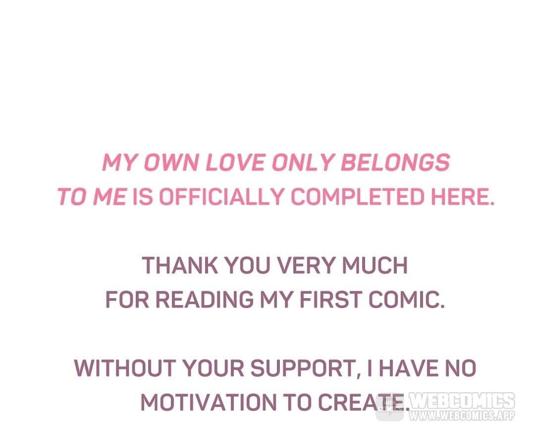 My Own Love Only Belongs To Me - Chapter 92 - End