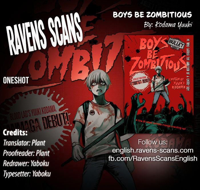 Boys Be Zombitious - Chapter 0 : Oneshot