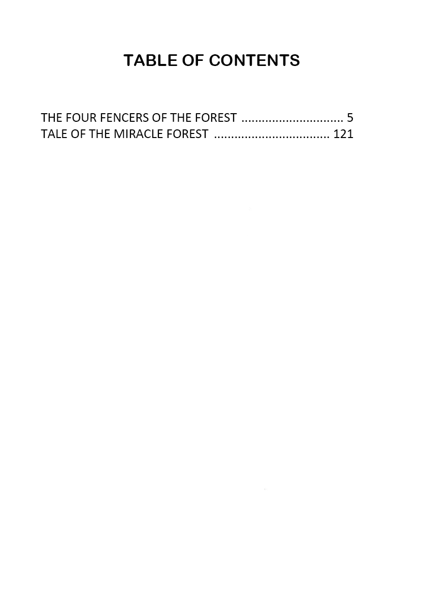 Four Fencers Of The Forest - Vol.1 Chapter 1: Four Fencers Of The Forest