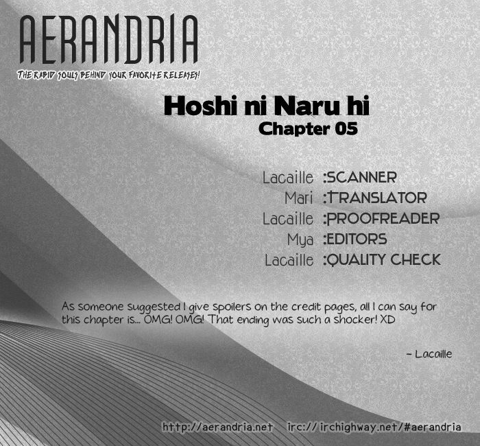 Hoshi Ni Naru Hi - Vol.1 Chapter 5 : Ogamiya Uradaichou