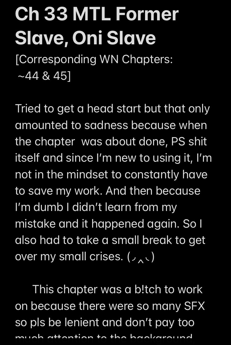 I'm A Former Slave, But I Tried To Buy An Oni Slave Who I Later Found To Have Too Much Energy So I Want To Throw Him Away... - Chapter 33