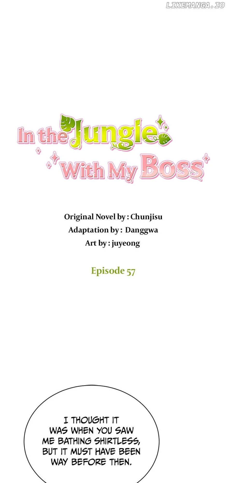 In The Jungle With My Boss - Chapter 57