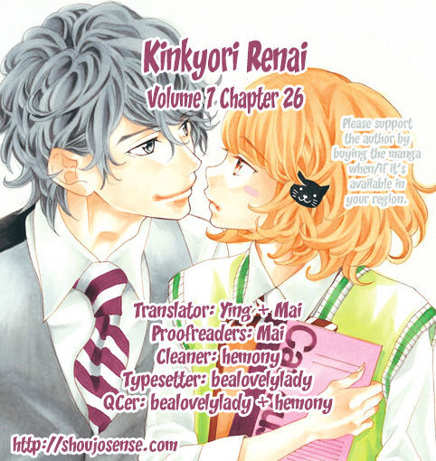 Kinkyori Renai - Vol.5 Chapter 26