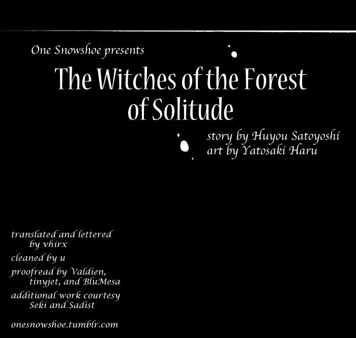 The Witches Of The Forest Of Solitude - Chapter 1 : Oneshot