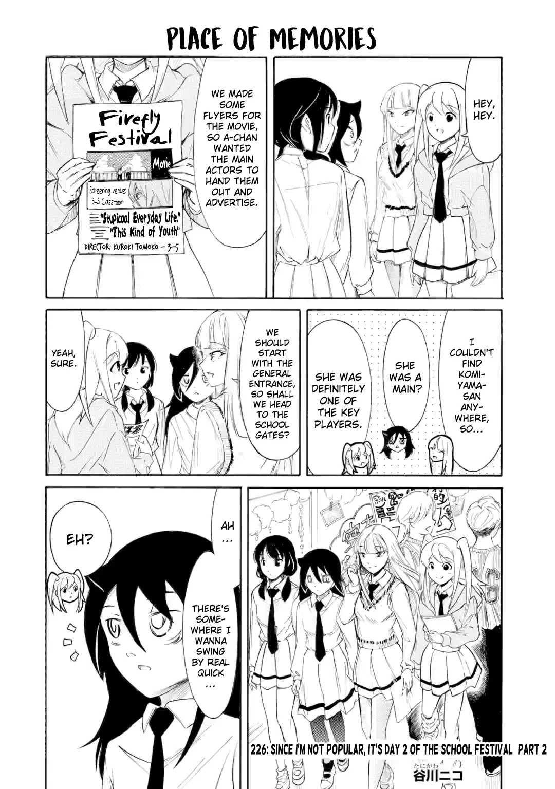 It's Not My Fault That I'm Not Popular! - Chapter 226.2: Since I'm Not Popular, It's Day 2 Of The School Festival (Part 2)