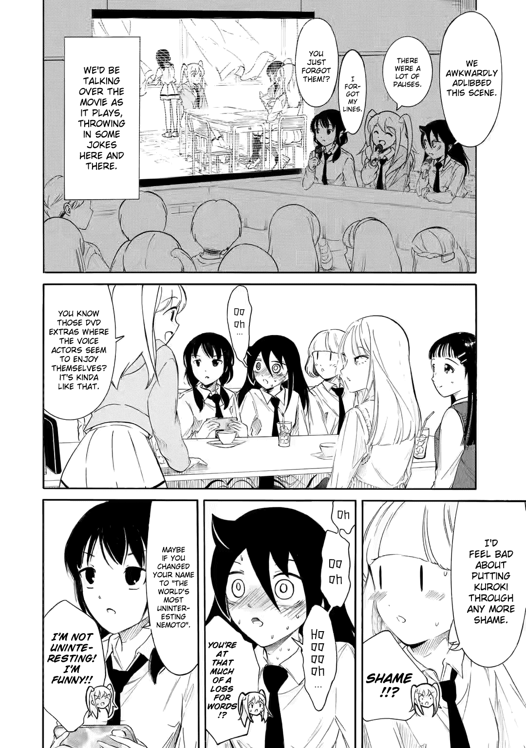 It's Not My Fault That I'm Not Popular! - Chapter 224.5: Watamote Ch224-3: Since I'm Not Popular, The First Day Of The School Festival Comes To An End (Part 3)