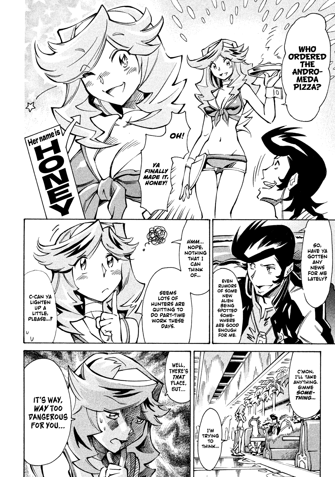 I Am Space☆Dandy! - Vol.1 Chapter 1: It's Dangerous, So Watch Out, Baby