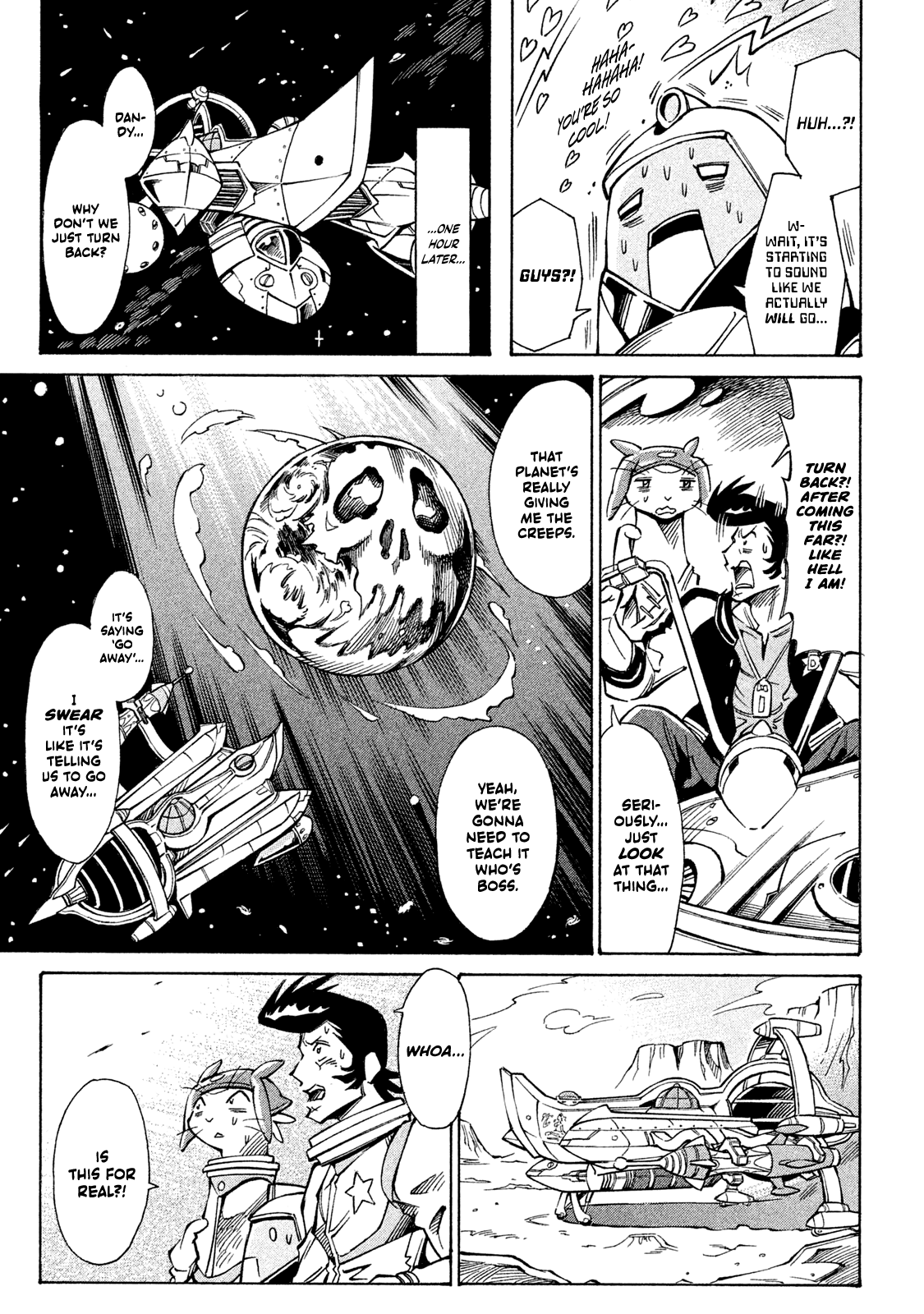 I Am Space☆Dandy! - Vol.1 Chapter 1: It's Dangerous, So Watch Out, Baby