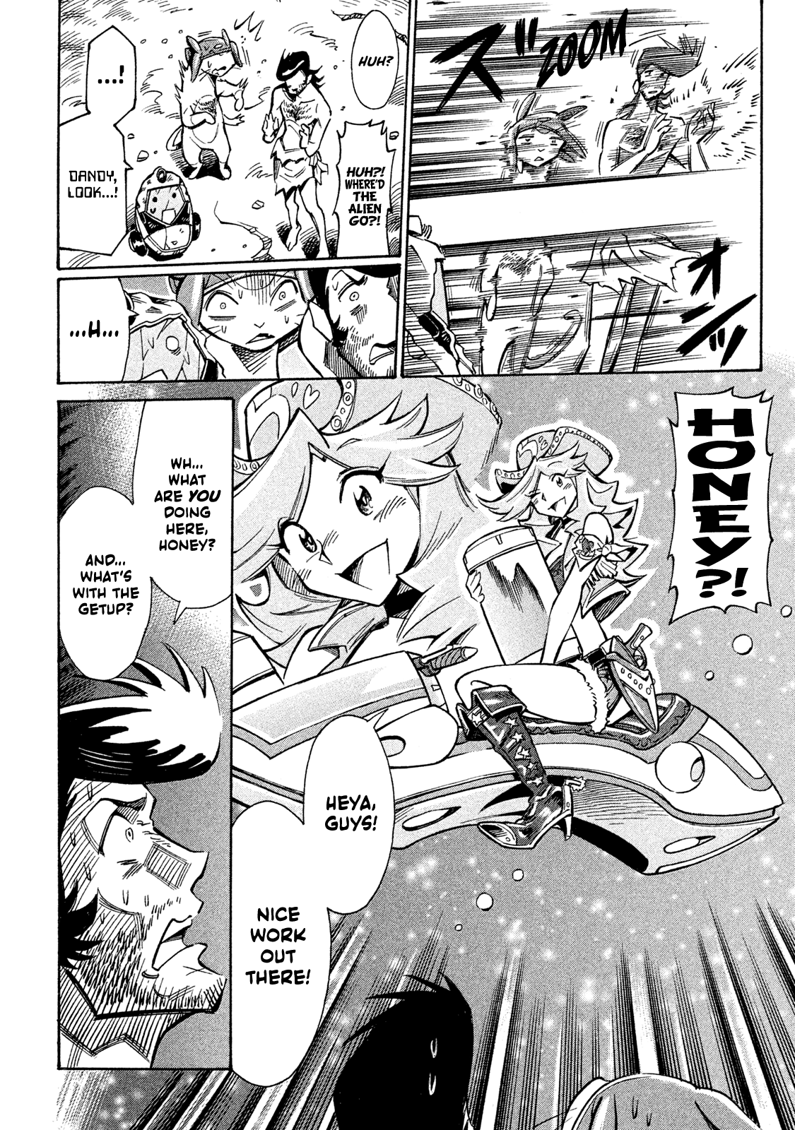 I Am Space☆Dandy! - Vol.1 Chapter 1: It's Dangerous, So Watch Out, Baby