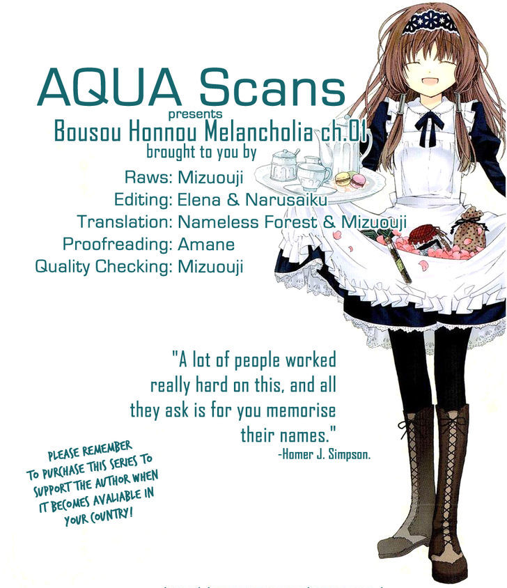 Bousou Honnou Melancholia - Vol.1 Chapter 1