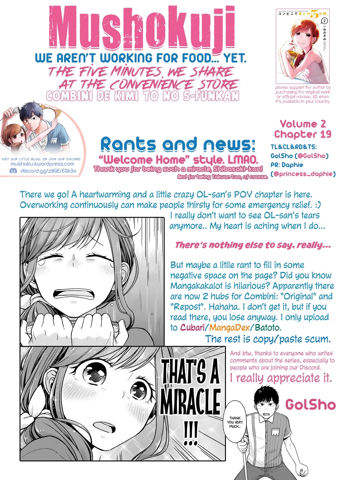 5 Minutes With You At A Convenience Store - Chapter 19