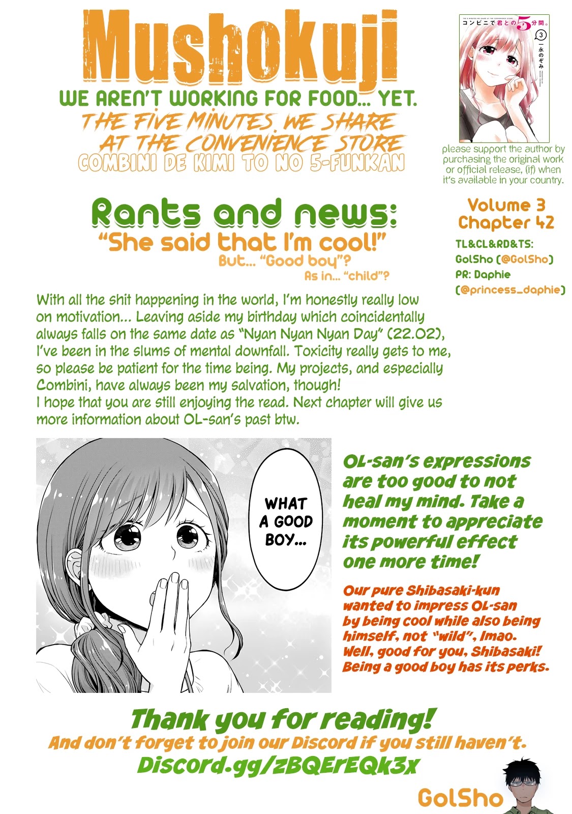 5 Minutes With You At A Convenience Store - Chapter 42