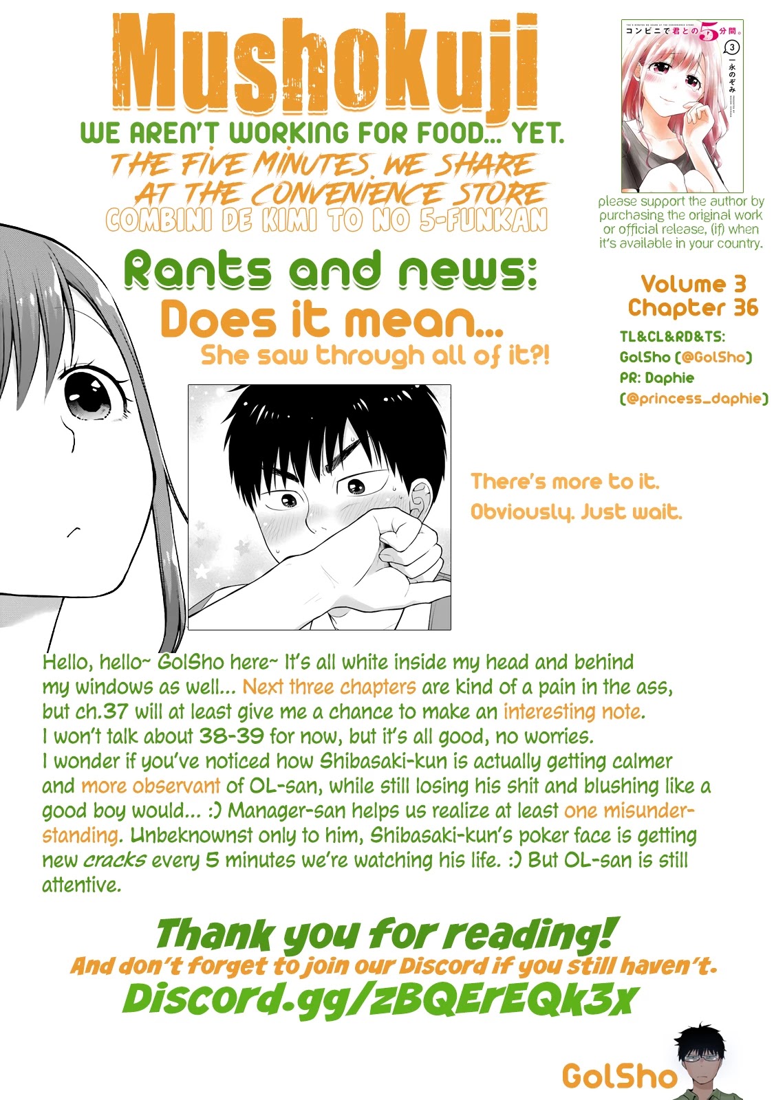 5 Minutes With You At A Convenience Store - Chapter 36