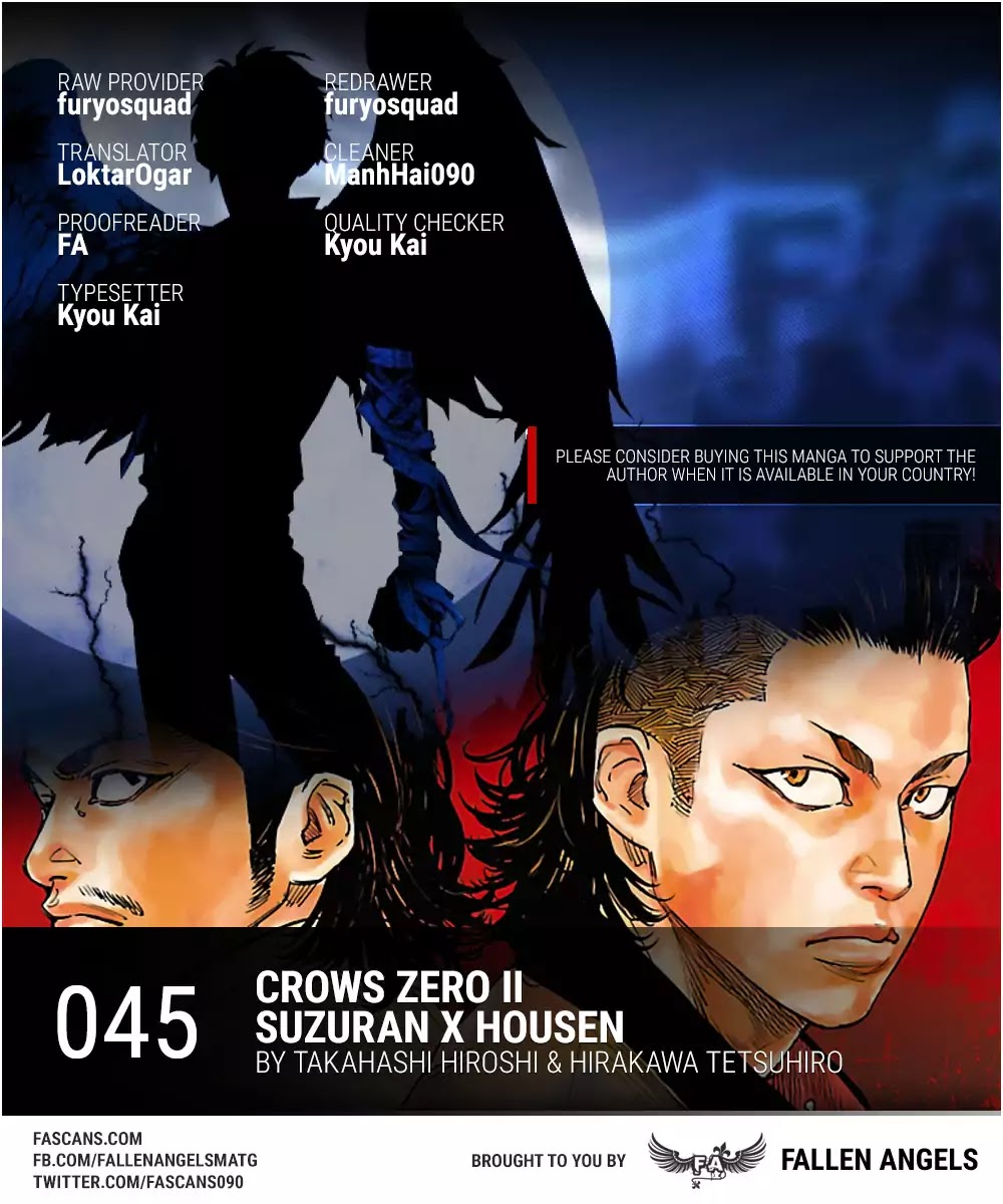 Crows Zero Ii: Suzuran X Houen - Chapter 45: Urushibara Ryou