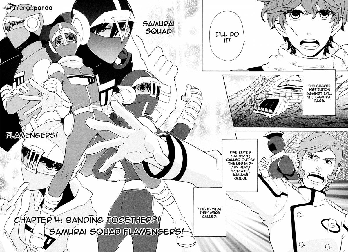 Samurai Flamenco - Another Days - Chapter 4 : Banding Together! Samurai Squad Flamengers!