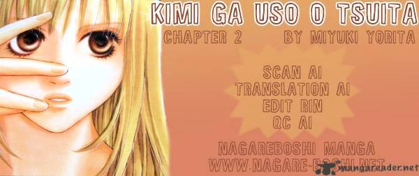 Kimi Ga Uso O Tsuita - Chapter 2