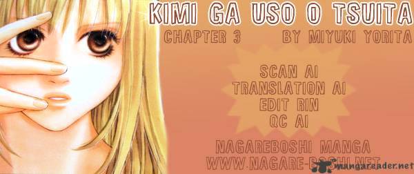 Kimi Ga Uso O Tsuita - Chapter 3