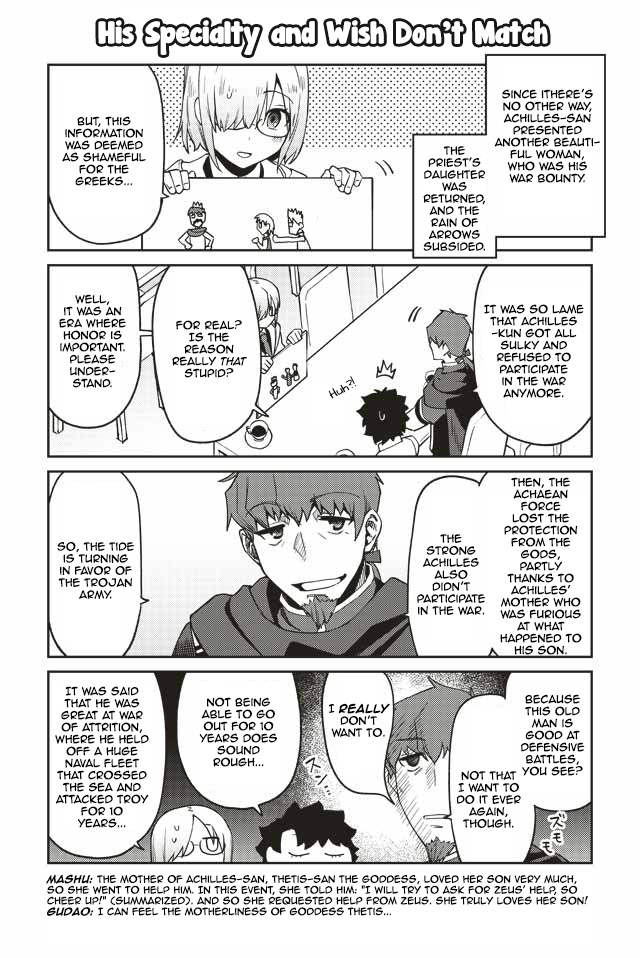 Oshiete Fgo! Ijin To Shinwa No Grand Order - Chapter 13: 13Th Period: Hektor